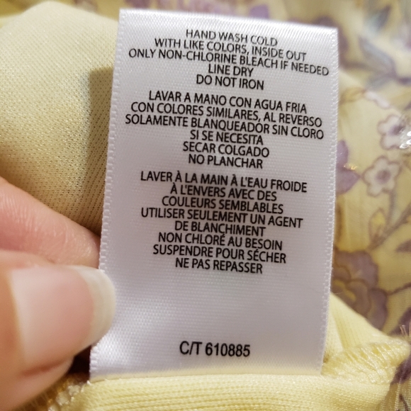 Taylor Yellow and Purple Maxi Dress - Picture 8 of 9